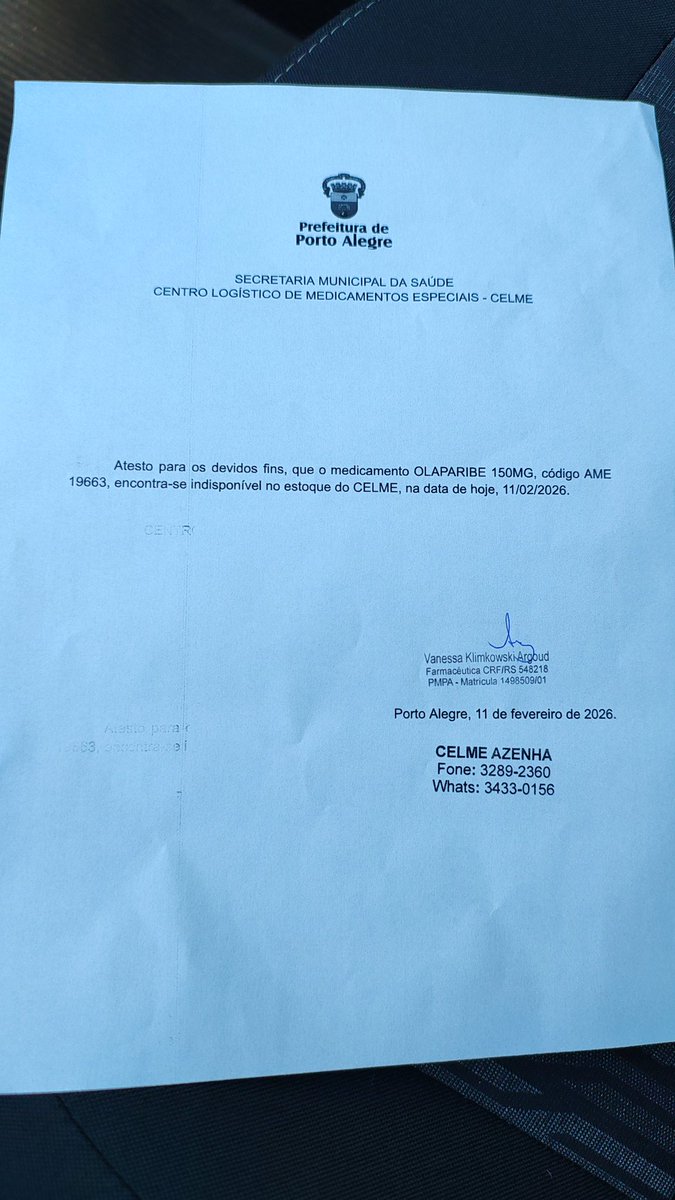 MarxBruna's tweet photo. Meu tratamento contra o câncer está sendo interrompido porque o medicamento está em falta no Estado.
Olaparibe custa R$ 18 mil e dura só 14 dias.
Eu não posso esperar.
Se você não puder doar, compartilhe.
Isso pode salvar minha vida. 🤍
Pix: (51) 98207-4080
Bruna Vitória https://t.co/AMk7TJRRfh