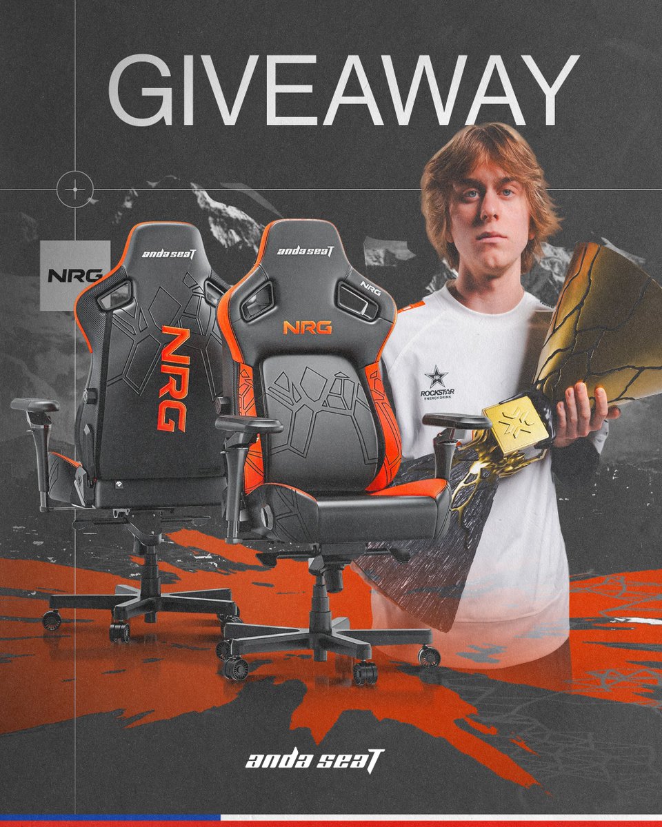Take a seat to watch us at Masters Santiago.

We're teaming up with <a href="/andaseatchair/">AndaSeat</a> to give away an NRG edition Kaiser 4 so you can watch us on LAN in comfort.

To enter:
- Like &amp; RT
- Follow <a href="/NRGgg/">NRG</a> and <a href="/andaseatchair/">AndaSeat</a> 
- Tag your friend with the worst gaming posture