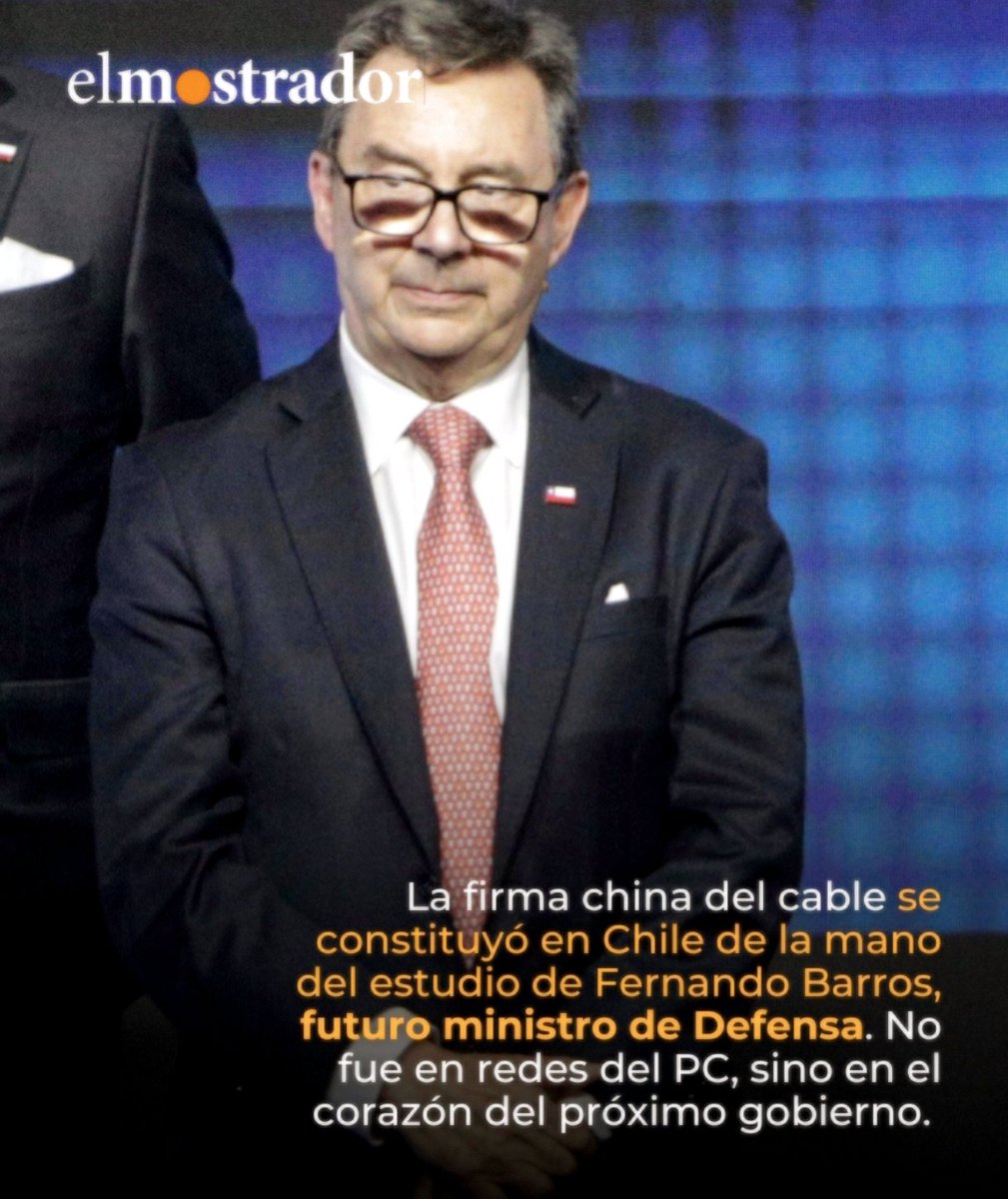 Así se van sabiendo las cosas sobre el "cable Chino" !!
Qué diran ahora  los patriotas de macetero ?