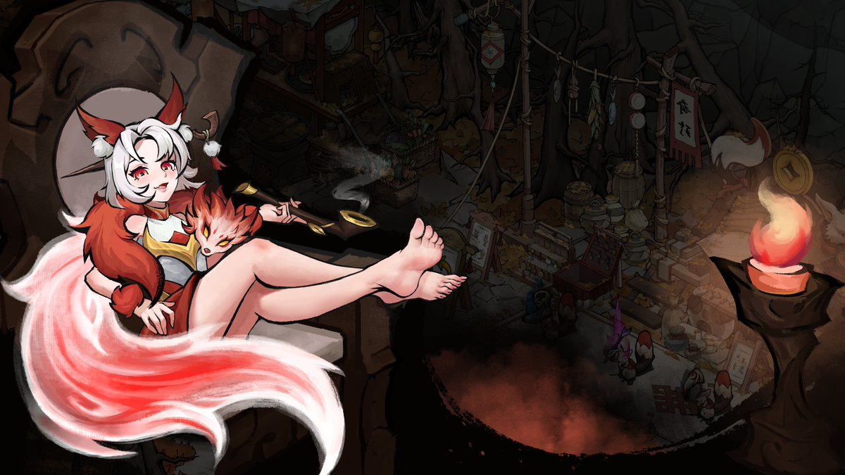 「Action Roguelite Game Realm of Ink is Co」|Final Weaponのイラスト
