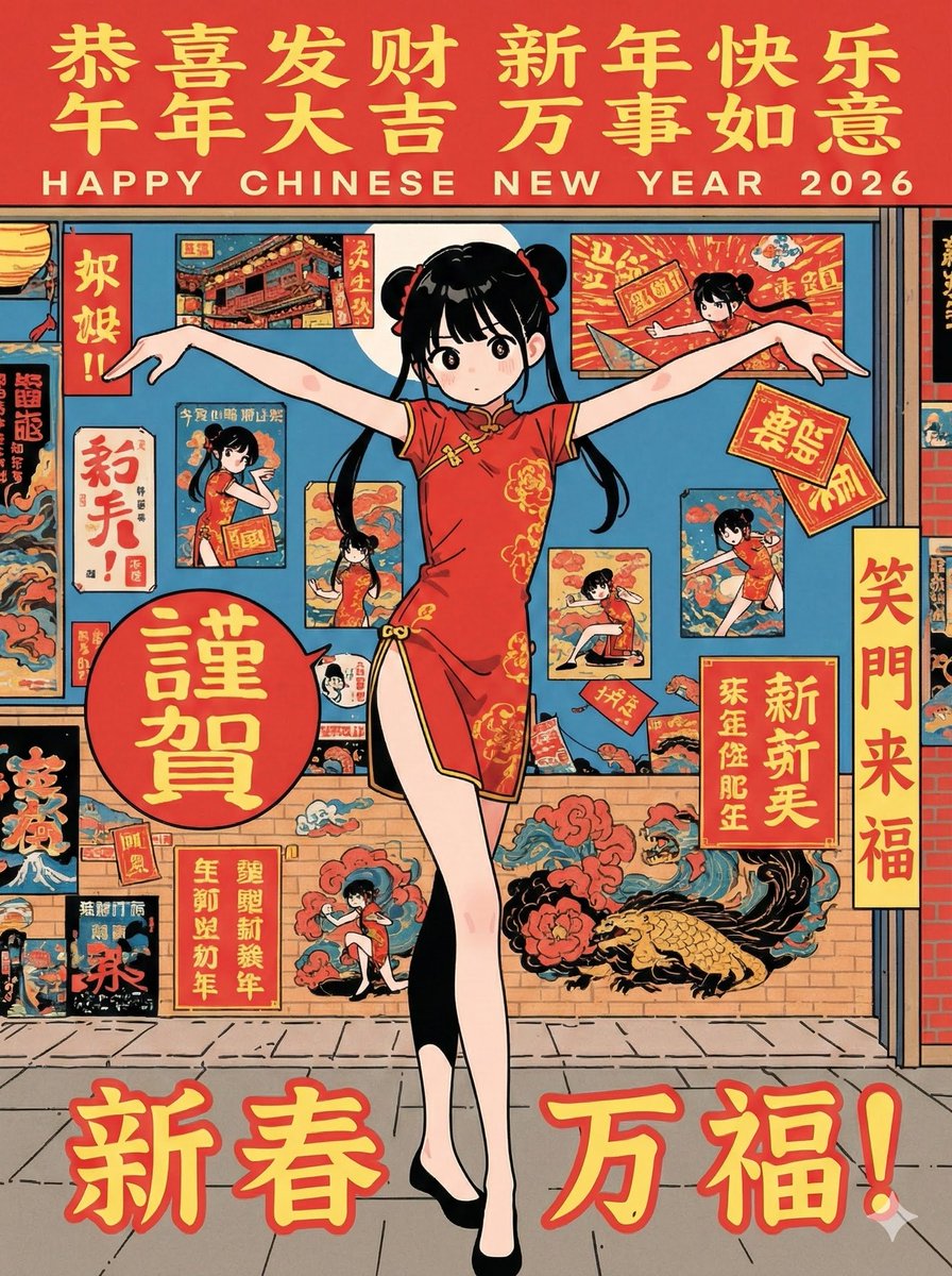 🐲🧨Happy Chinese New Year👲🥮 春節は横浜中華街の伝統行事 おはよう