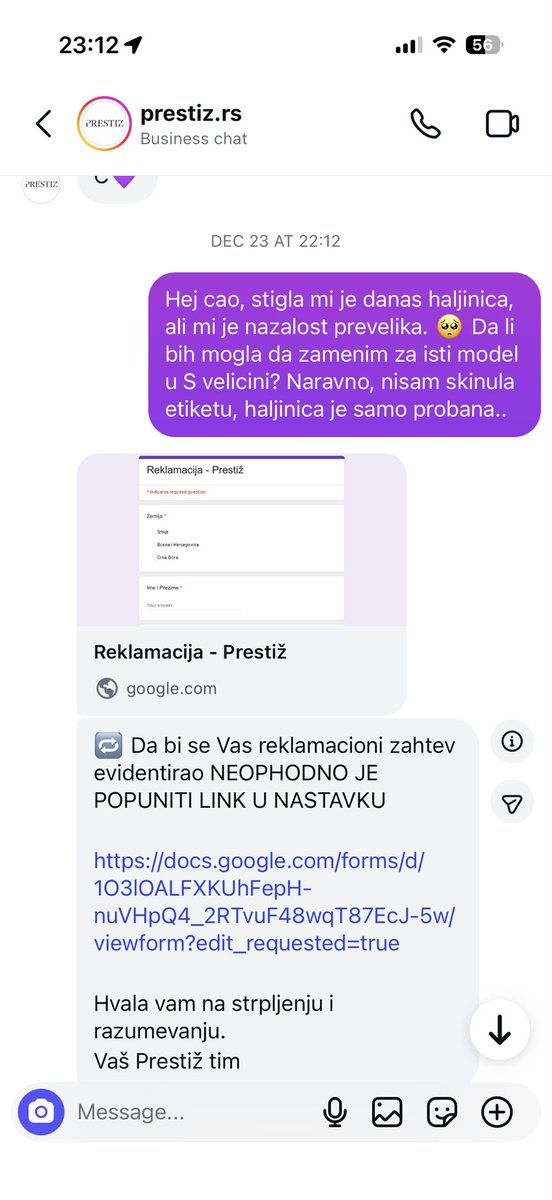 vaterpolkaa's tweet photo. @saburhanuma Ja sam imala pozitivno iskustvo sa njima, cak i kada je zamena bila u pitanju. Jako brzo su poslali, i paket je stigao sledeci dan. https://t.co/4dcv3vHcNF