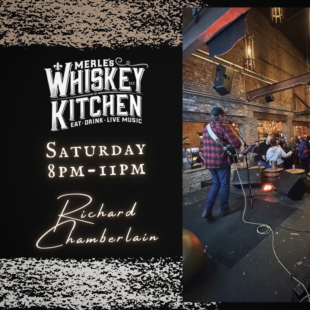 Realbeanmusic's tweet photo. This Saturday night at Merle’s Whiskey Kitchen 🥃 downtown Louisville on Whiskey Row 🎶🤠 #realbeanmusic #louisville #countrymusic #saturdaynight https://t.co/55Pv3Be1rc