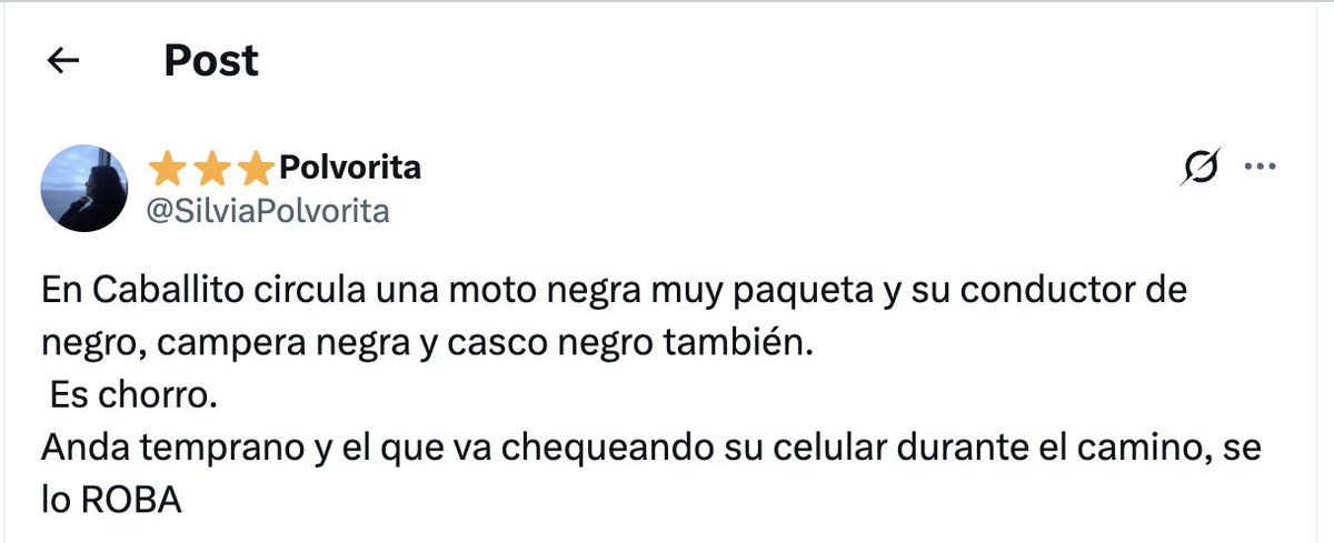es el mismo que me choreo a mi!! Por Colegiales. Tengan cuidado y anden atentos. Capaz si difundimos <a href="/MHPineiro/">Maximiliano Piñeiro</a> <a href="/PoliciaCiudadBA/">Policía de la Ciudad</a> se ponen las pilas y lo encuentran