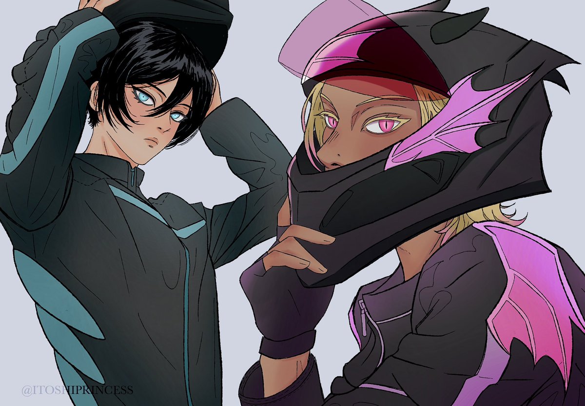 Rin is so pretty and I love hair down Shidou so much