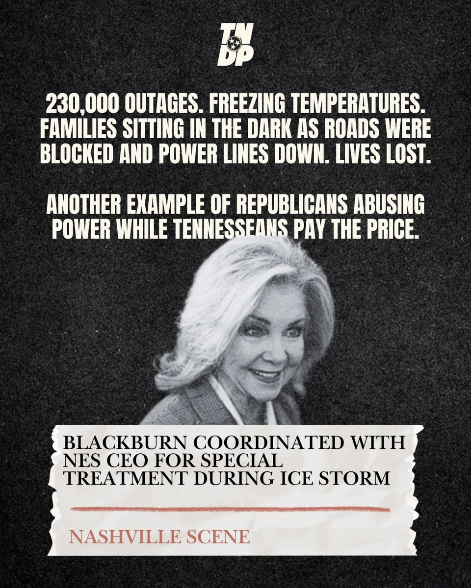 Tennessee Democratic Party tweet media