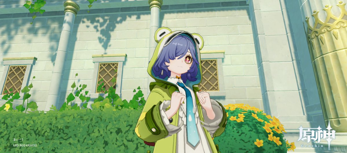Merry_Roll's tweet photo. かえる衣装かわいい！
#星々の幻境 https://t.co/EoqF7lUpMI