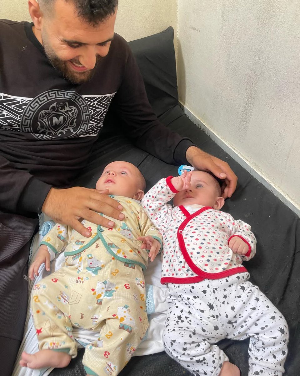 gaza95eyas's tweet photo. Please stop for a moment. I am not asking for donations, and I do not have a donation link. I only want my story to reach people, so the world can understand what we are going through. All I ask is that you share my story.
My name is Eyas, and I am from Beit Hanoun, the northernmost city in Gaza — the first area the army entered, and the first place people were forced to leave. I got married about two years before the war. After marriage, I wanted a stable life for my new family, so I worked hard to build a home. I owned a mobile phone shop in the city and worked in money transfer services and other jobs. I decided to build a house for my family, and the construction took about five months. I moved into the house only days before the war began.
In our country, building a home is not something easy. It requires huge sacrifices and years of effort, so I put everything I had into it, believing it would be the house of a lifetime. At that time, I already had my daughter Sham, and as life started to feel stable, we decided to have another child. Four months before the war, we discovered we were expecting twins — a boy and a girl.
When the war started, we left immediately. I took my wife and daughter in my car and went to my family’s house because it felt a little safer. I gathered with my brothers there, and from that moment our journey of suffering began. After only two days, heavy bombing started and we received orders to evacuate to the south. We left without knowing anyone there or where we would go. I had to leave my car behind because moving it was too dangerous.
We reached the south and found no place to stay except a school in Deir al-Balah. We searched for space — my mother, my brother, and I, about ten people in total. The only place available was a stairway area, about one and a half meters wide and three meters long. It was too small for anyone to truly live in, but that became our shelter.
As the war intensified, news began to arrive about relatives who had been killed. The pain of loss mixed with the pain of displacement, overcrowding, lack of food, no medical care, and even the absence of basic privacy. Even going to the bathroom meant searching for a public place, something deeply humiliating and difficult — especially while my wife was four months pregnant, exhausted and hungry.
Later, people coming from the north reached me and told me that my house had been bombed, my shop destroyed, and my car was also destroyed. Everything I had built for my future became zero. Along with that came the news of more losses — cousins, relatives, neighbors, and friends. Every day carried new pain.
We spent more than a year in a place not fit for any human being to live in. When my wife gave birth, it was during a time when baby formula was almost impossible to find. I still do not know how we managed to continue. Watching your children and not knowing where to find milk or diapers for them is a feeling I cannot fully describe. The suffering was not only from the bombing — everything felt like survival: no food, no supplies, nothing available.
This is only part of my story. There are many more details I hope to share when the time is right.
I will try to attach as many photos as possible.