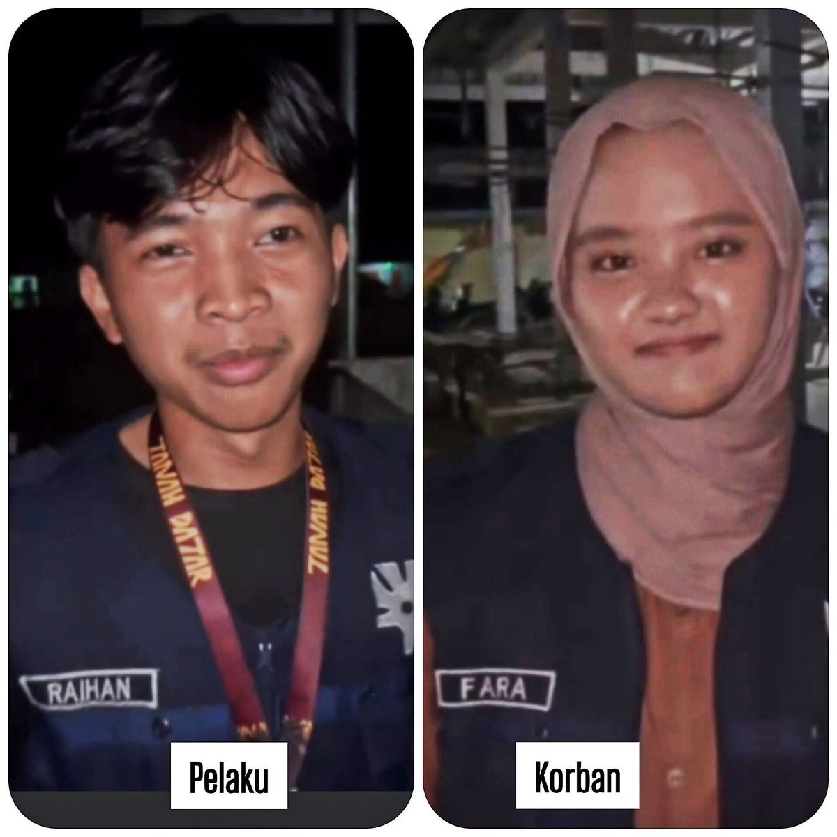 Kronologi awal kisah asmara pelaku (Reyhan) kepada (korban) fara mahasiswi UIN Suska Riau 

1. Mereka pertama kenal pas satu posko KKN, walau mereka berasal dari universitas yang sama, sosok reyhan ini dinilai kawan2nya anak yang introvert, calm, dan nggak banyak bicara,