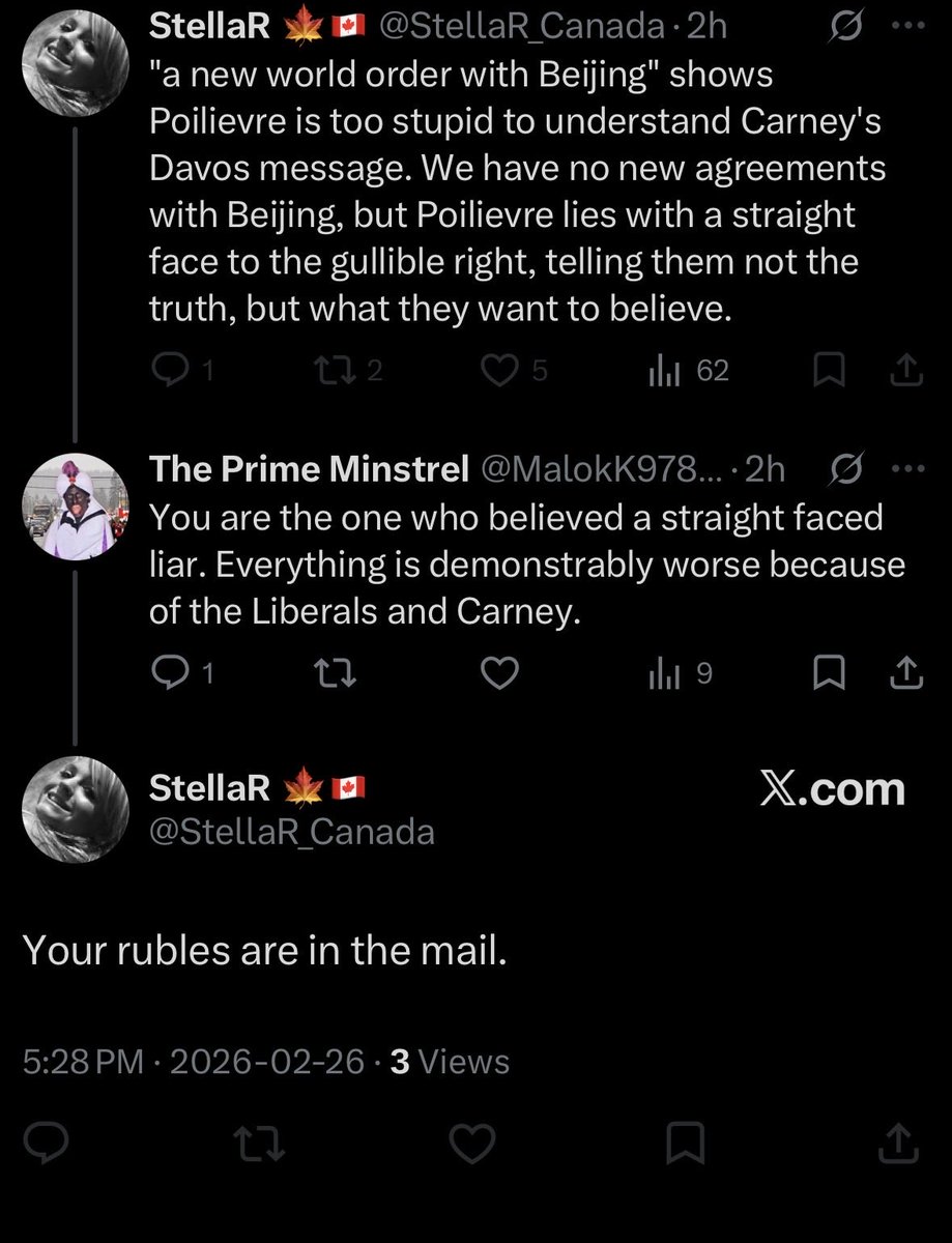 You know it’s a bot or dumb Liberal shill when: