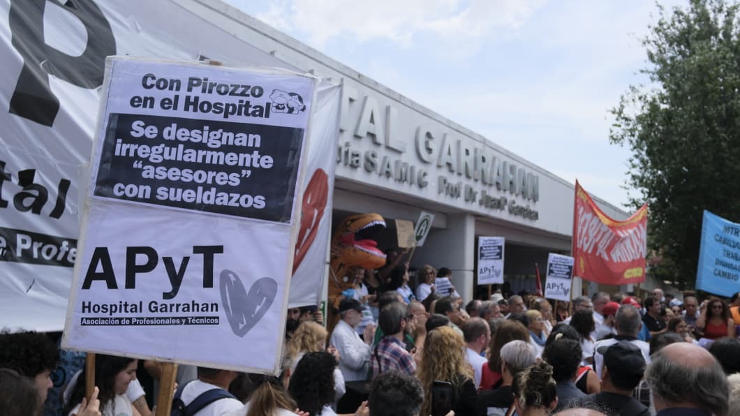 Abrazo al Garrahan Sigue la lucha #GarrahanFATECausaNacional