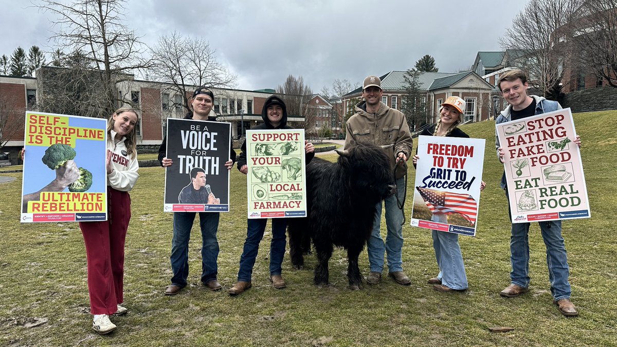 COWS AND CAPITALISM WITH <a href="/TPUSA/">Turning Point USA</a> AT APPALACHIAN STATE UNIVERSITY WAS A MASSIVE SUCCESS!🐮☔️

With 200+ participants we had a blast supporting a local farm and advancing our mission, rain or shine! 🐄🇺🇸🚜

#TPUSA #AppState #Capitalism
