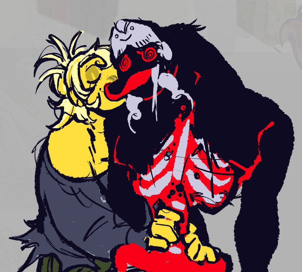 some concepts for guest 666! leaning towards a crooked man (rpgmaker specifically)/candyman interpretation mixed with oblivioushd lore. bonus noob! she fakes ids and permits for a living.
banlands high, roblox au, non forsaken
ft. noob, guest 666, noob 666
tw broken neck