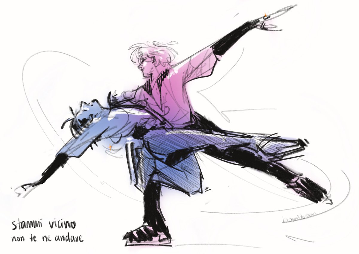 sweetdreamskara's tweet photo. stammi vicino 
non te ne andare
#viktuuri #YuriOnIce #katsukiyuuri #viktornikiforov https://t.co/R0Vm2671N4