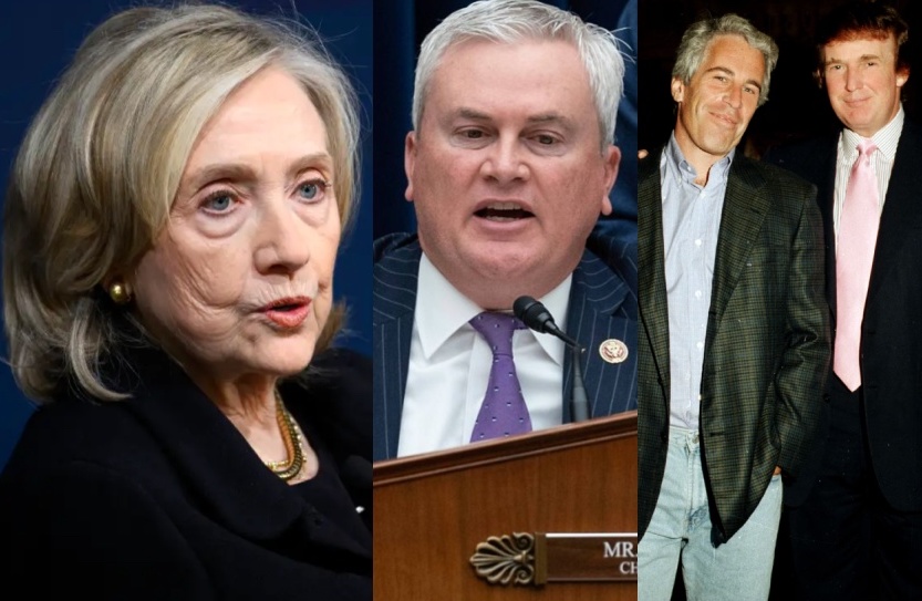 glwilliams51's tweet image. You go, Hillary. She basically tore into the Oversight Committee and revealed the partisan nature of their inquiry. They thought just by calling a Clinton, people would think she was involved with Epstein. Why don’t they call Trump under oath? #Hillary