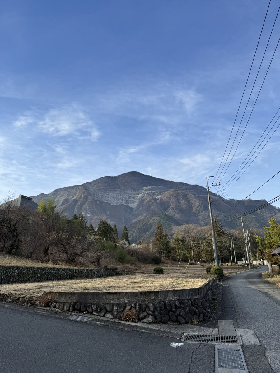 本日の武甲山