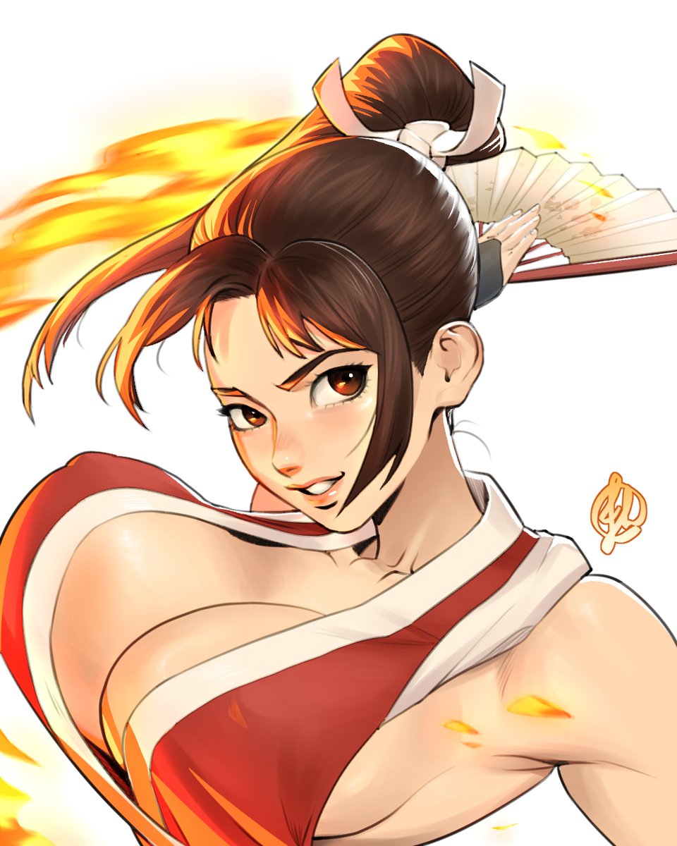 Mai 🔥  

Had a lot of fun working on the lighting on this one.  

Commissions are open! If you'd like a character in my style, feel free to check the links pinned on my profile👍 

#maishiranui #streetfighter #fanart