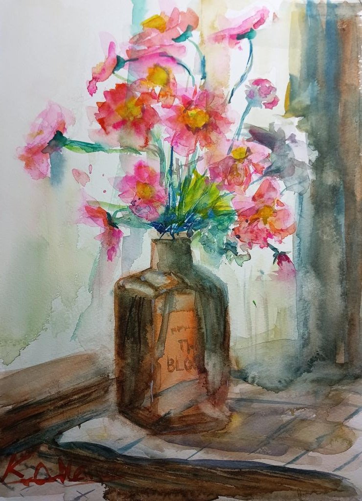 水彩画を描く高校生 kuma (@eiSHeMzfYM11300) / Posts / X