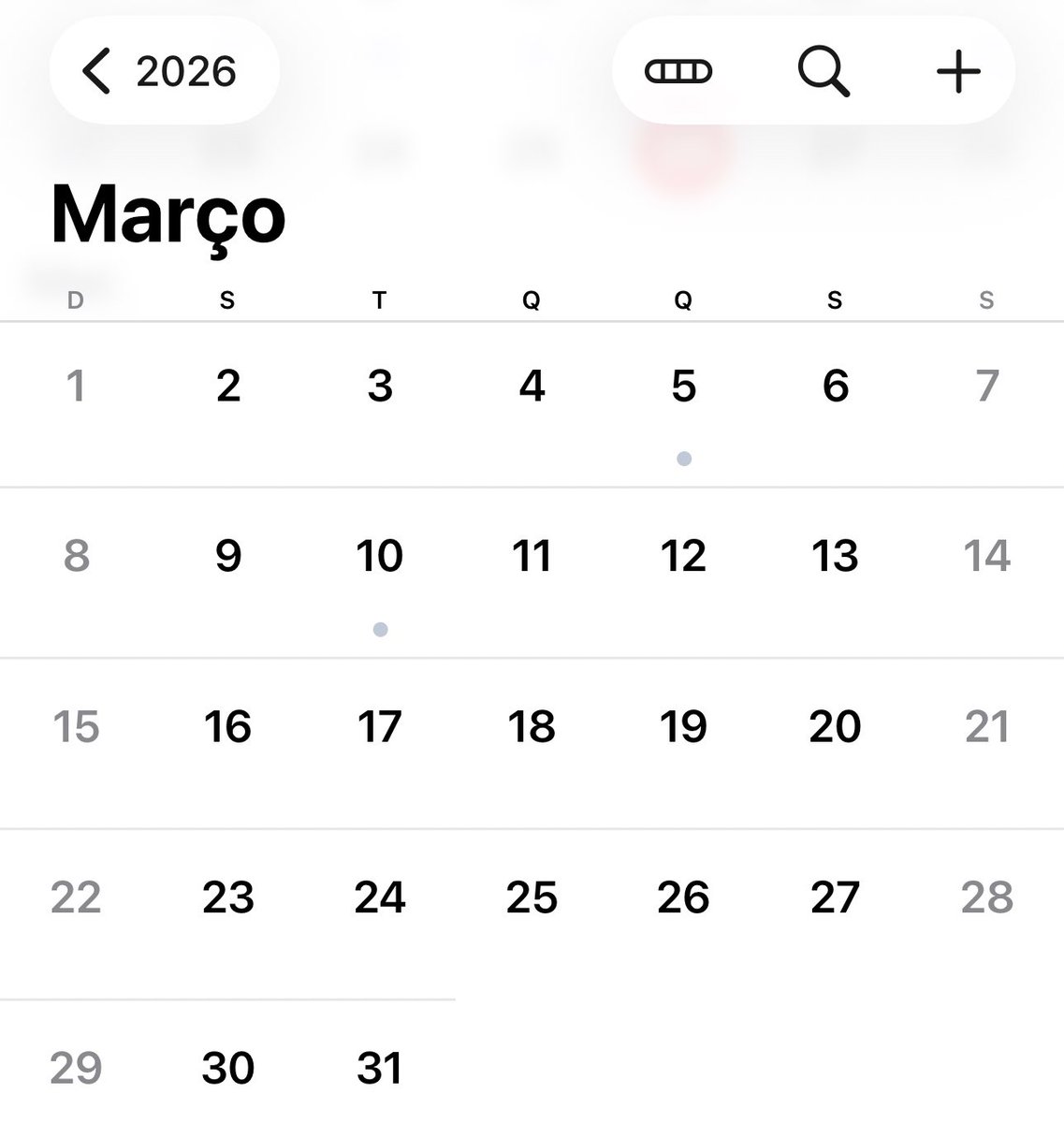 descobri que o mês de março de 1500 é exatamente igual o de 2026