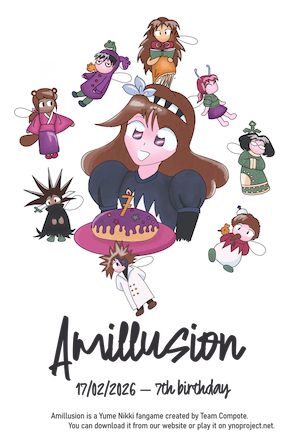 CompoteTeam's tweet photo. A little late, but happy birthday Amillusion !! 🔑🍰
(we hope you get the reference)
#ゆめにっき派生 #yumenikkifangame #amillusion https://t.co/RzxXO7D3bl