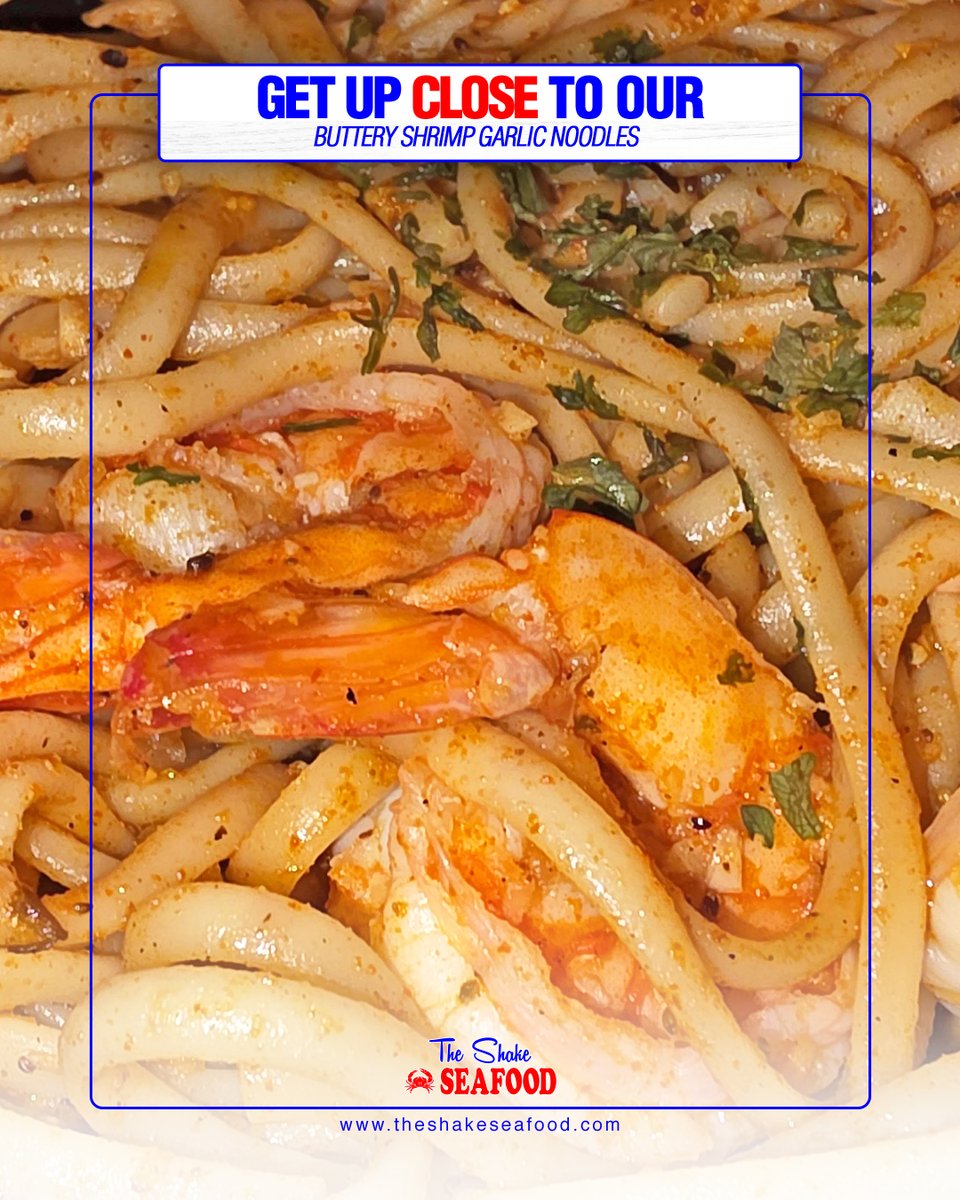 ShakeSeafood's tweet image. Feast your eyes on our seriously irresistible Shrimp Garlic Noodles!

Loaded with juicy shrimp and coated in buttery garlic sauce, these noodles bring big flavor in every forkful.

Hurry in and try it for yourself today!
–
#Philadelphia #Philly #PA
