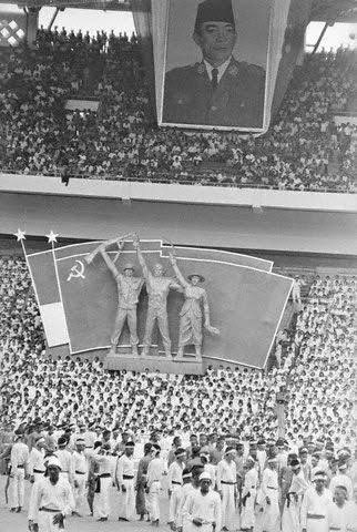 ini Koreo tahun 1965 di Tribun GBK