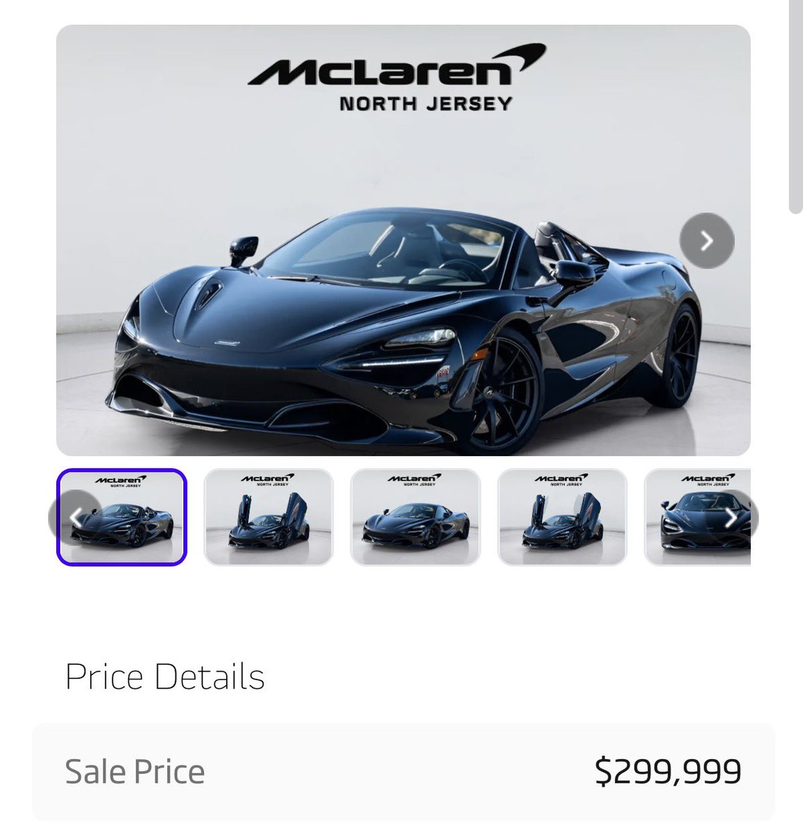 JoeyMoose's tweet photo. I will get this McLaren 720S one day.

I’m speaking it into existence. https://t.co/HHMZHv6CWn