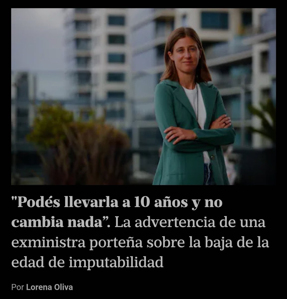 Por esto mismo soy partidaria a que la condena del chico se extienda a los padres también. Es duro? Sí. Bajaría la delincuencia de menores? También. Es perfecto? No
Pero es un inicio para crear padres más responsables de sus hijos.