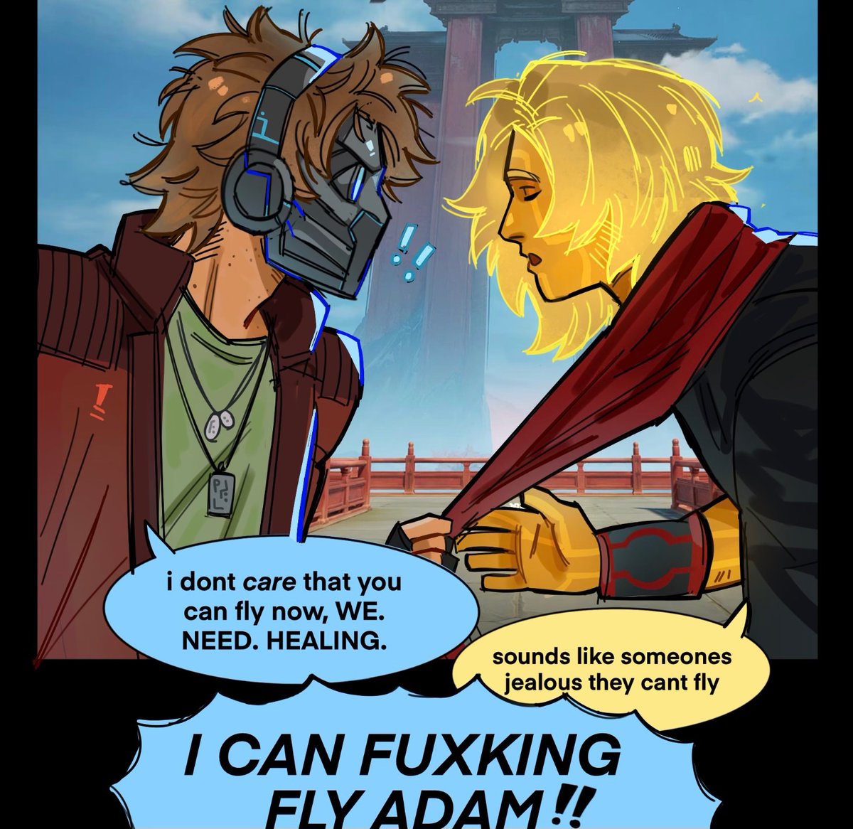 buff this mans healing bro im so serious