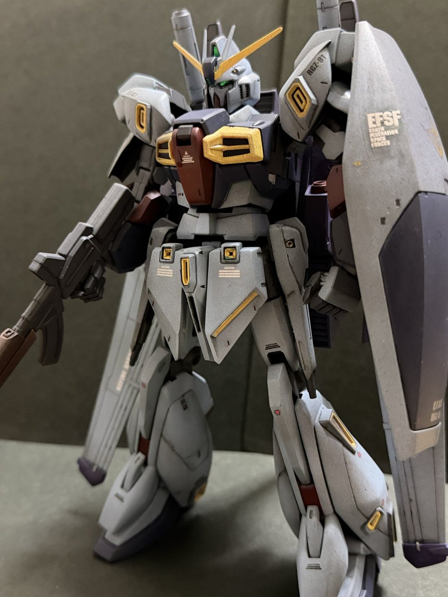 ガンプラ #RGZ91bリガズィカスタム あの見えた機体って、次回作には