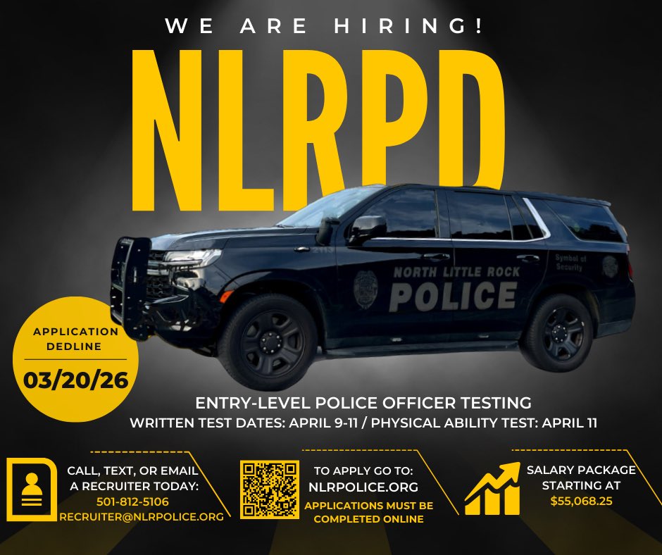 North Little Rock PD tweet media