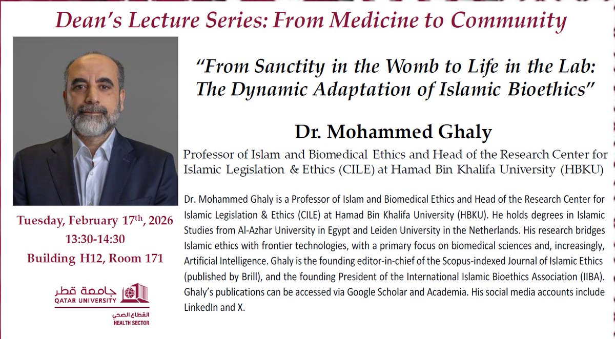 Islamic Bioethics (Mohammed Ghaly) tweet media