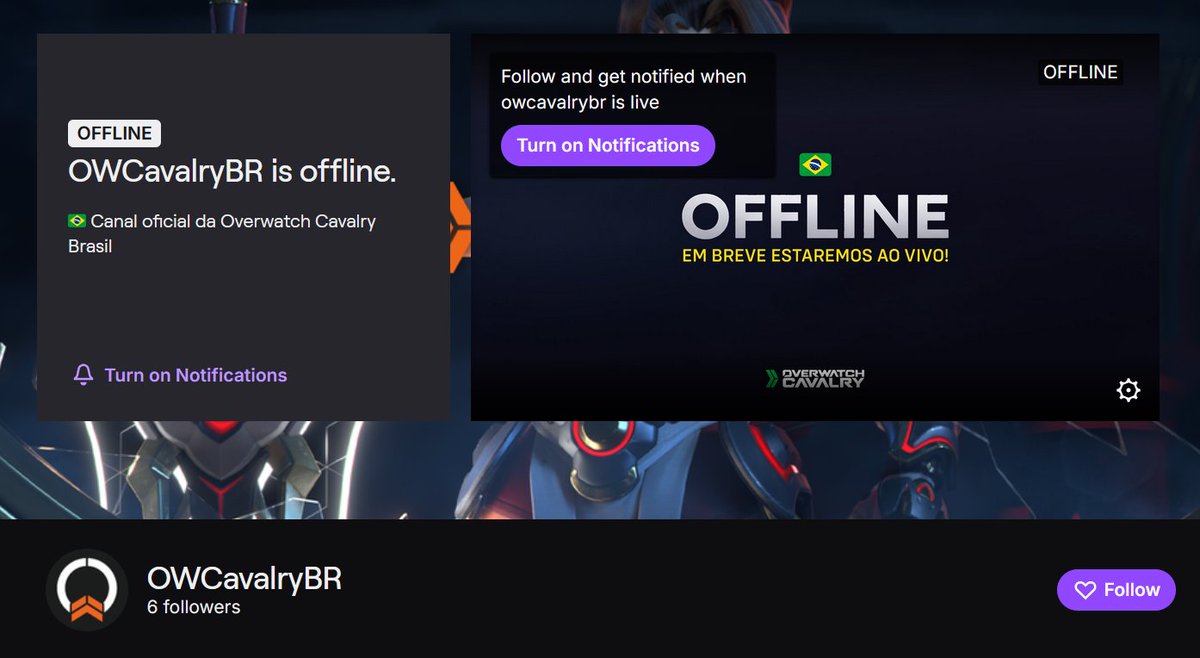 🚨A Cavalry BR agora tem um canal na Twitch!!

E nós já vamos estrear ele esse Sábado, comentando os tryouts do <a href="/TeamBrazilOW/">Team Brazil 🇧🇷</a> a partir das 19h30!

Já vão seguindo a gente lá! Link nos comentários!