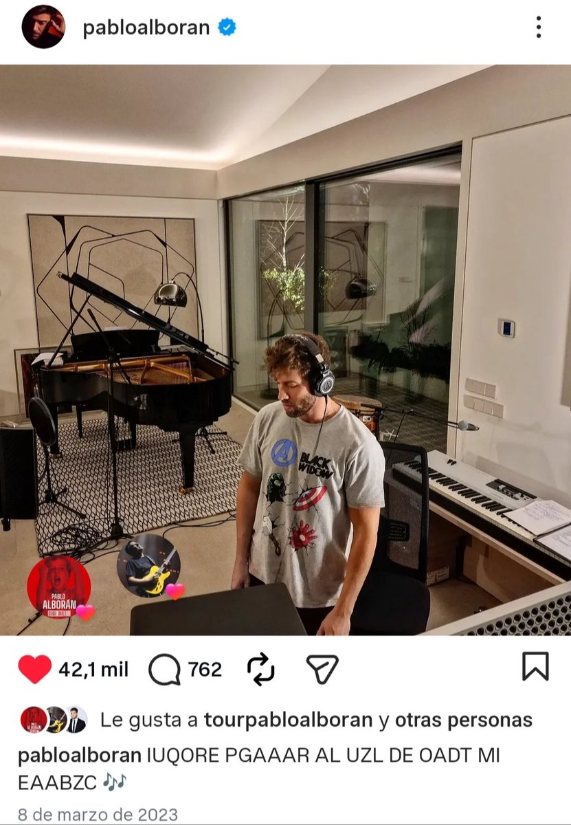 8 de marzo 2023...tú y tus pistas...ya estabas creando😏✨🎶Quiero apagar la luz de toda mi cabeza...🎶✨contando los minutos para escuchar al completo esa preciosidad de canción❤️