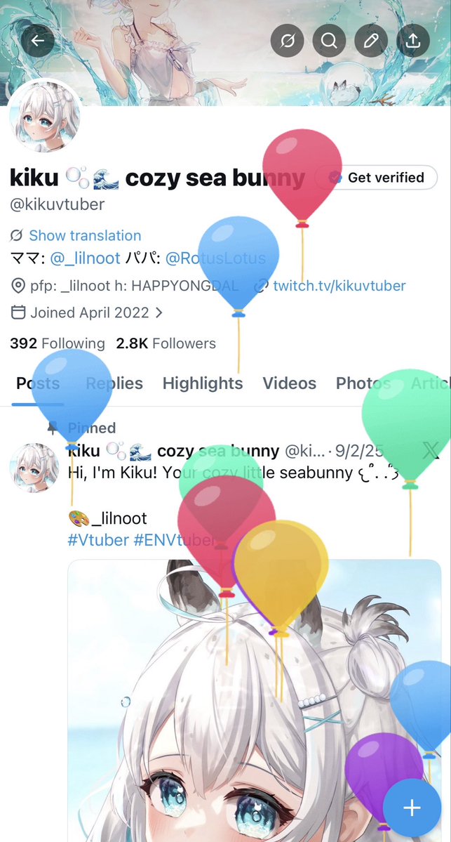 kiku 🫧🌊 cozy sea bunny tweet media