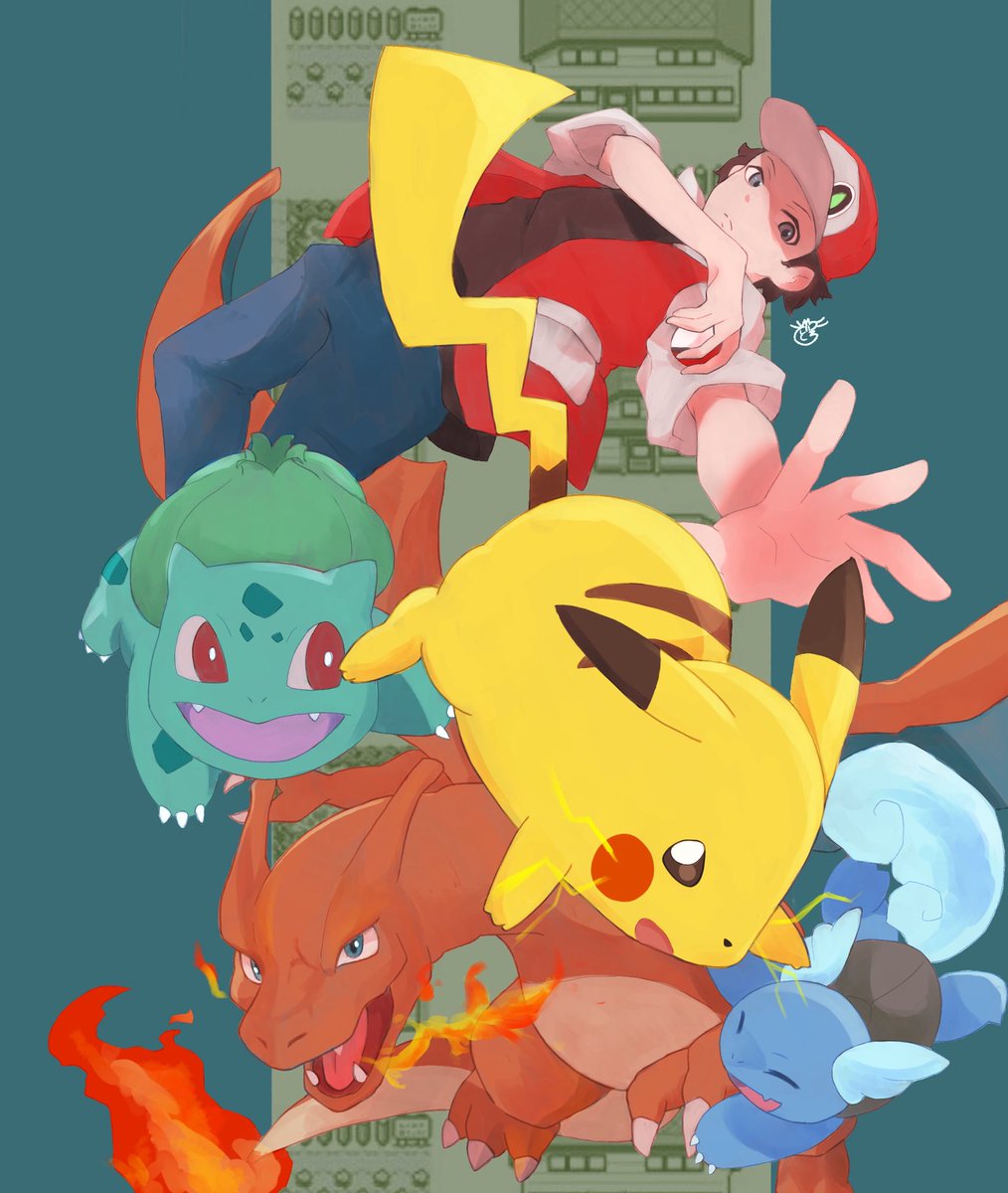 doronjo_sldF's tweet photo. ポケモン30周年おめでとうございます
(5年前に描いた絵)
#ポケモン30周年 https://t.co/U6bS9bDFfP