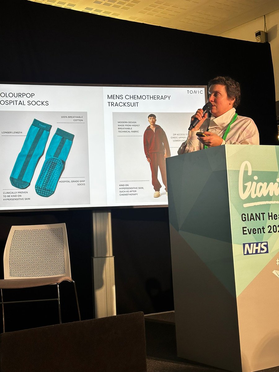 GIANT_health's tweet image. Thank you Sophie Kinross, CEO &amp;amp; Founder, TONIC, for asking on the Future #Hospital Stage at GIANT Health #GIANT2025:
“Why Are We Still Dressing Patients Like It’s 1885?”
#Patient wear isn’t a commodity — it’s clinical infrastructure.
See you at #GIANT2026🎟️bit.ly/3N12K1r