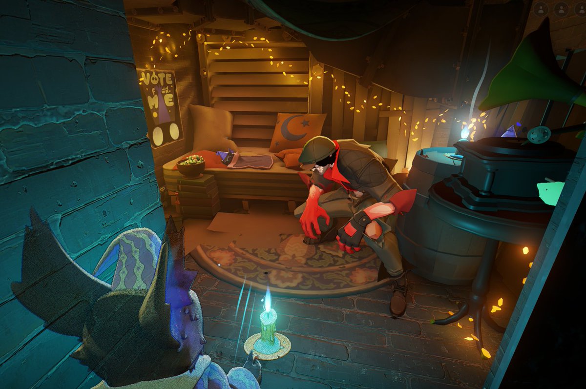 Ever since this image my friend took
I always like keeping the head cannon that deep down Drifter is basically the God Father to the lil birds in Rem's room