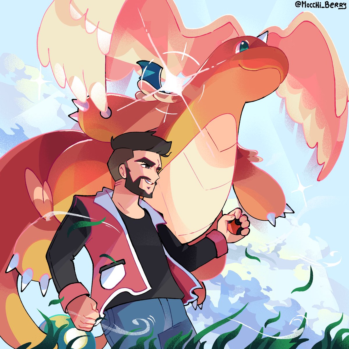 happy 30 years of pokemon from me and my fav mega dragonite!!