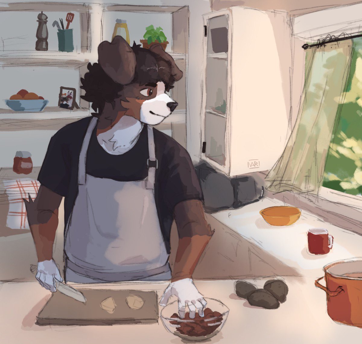 our house is a very very very fine house
#furry #furryart #digitalart