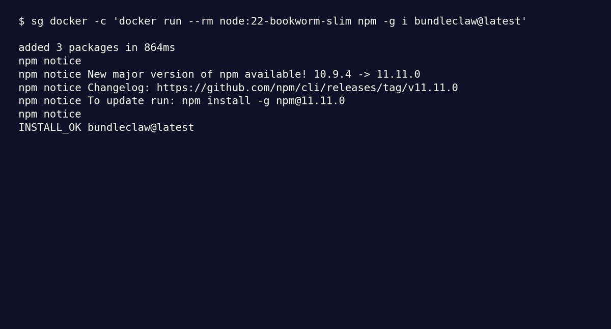 I built BundleClaw - migrate your OpenClaw agent between machines in one command.

export → transfer → bootstrap

Why?
Because moving agents meant manually copying config, credentials, memory, and workspace files.
BundleClaw wraps everything into a single encrypted .bcz bundle.