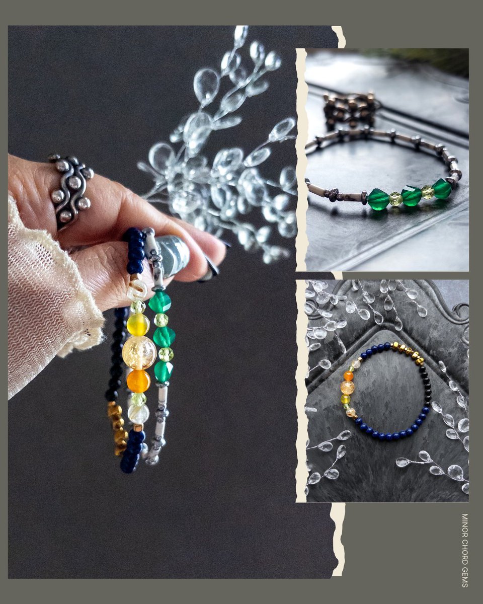 大人かっこ可愛い天然石さん✨