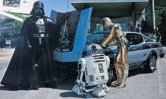 One of the only photos of the official 1977 Toyota Celica GT Star Wars Edition
