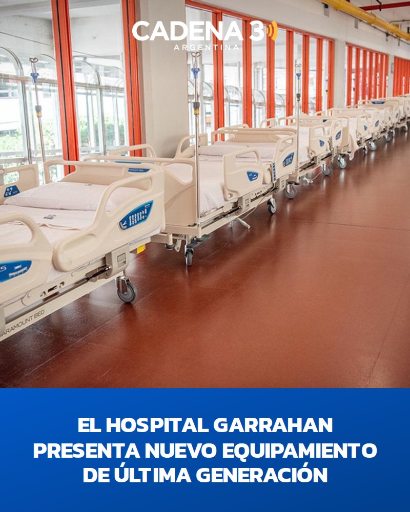 Cadena3Com's tweet photo. El Hospital Garrahan presenta nuevo equipamiento de última generación https://t.co/hdk8kdHXZl https://t.co/5XB9ZbXFIC