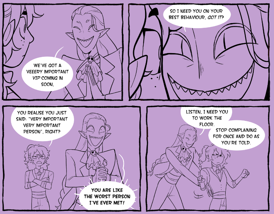 working on the next installment of my really serious and really sexy nsfw comic 