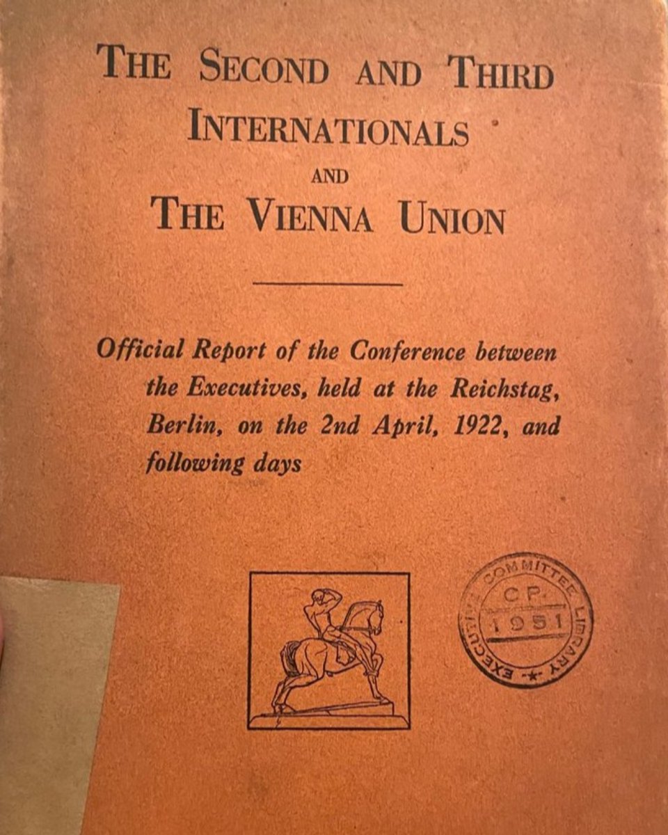 TheHistoryOfSo1's tweet photo. The short-lived International Working Union of Socialist Parties AKA the 2 1⁄2 or Vienna International, which aimed at a reunification of the 2nd and 3rd Internationals, was founded by ten socialist parties in Vienna on Feb. 27, 1921. #OTD #SecondInternational #Comintern https://t.co/t3uXSyn0Mv