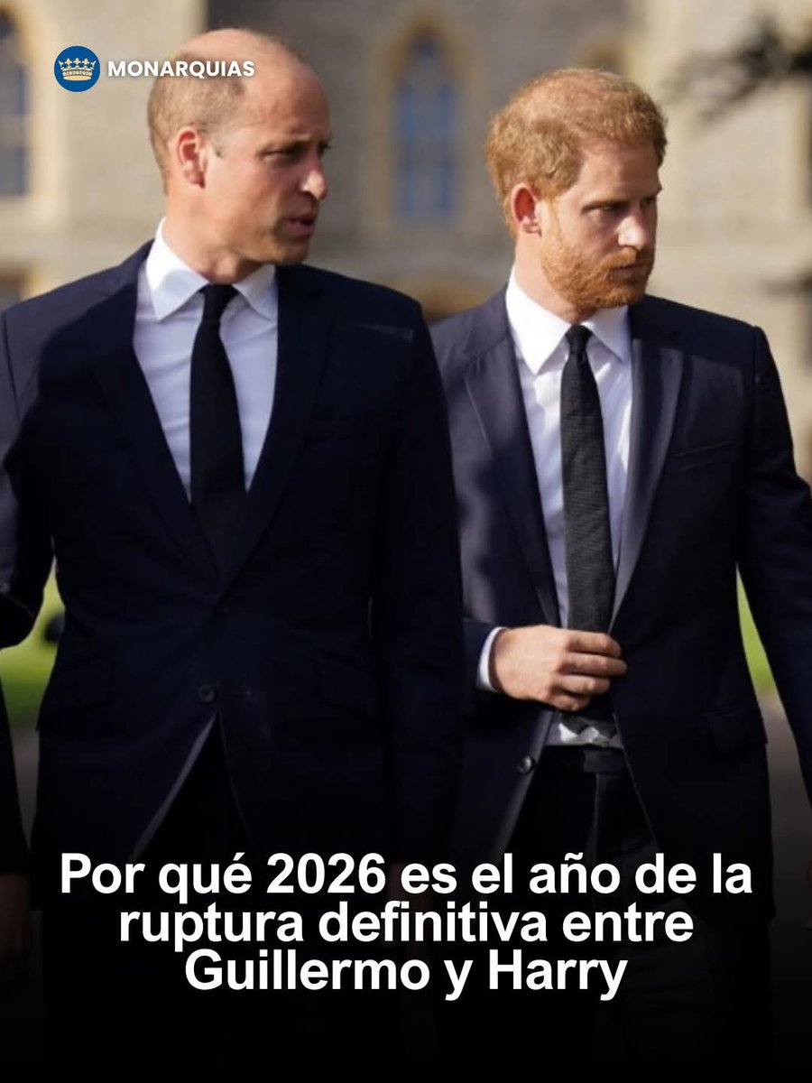 EL PUNTO DE NO RETORNO: Por qué 2026 marca la ruptura definitiva entre Guillermo y Harry 🚫👑

Lo que antes era una herida abierta, hoy es una cicatriz institucional. En este 2026, el Príncipe Guillermo ha consolidado su rol como el "arquitecto" de la nueva monarquía. Su