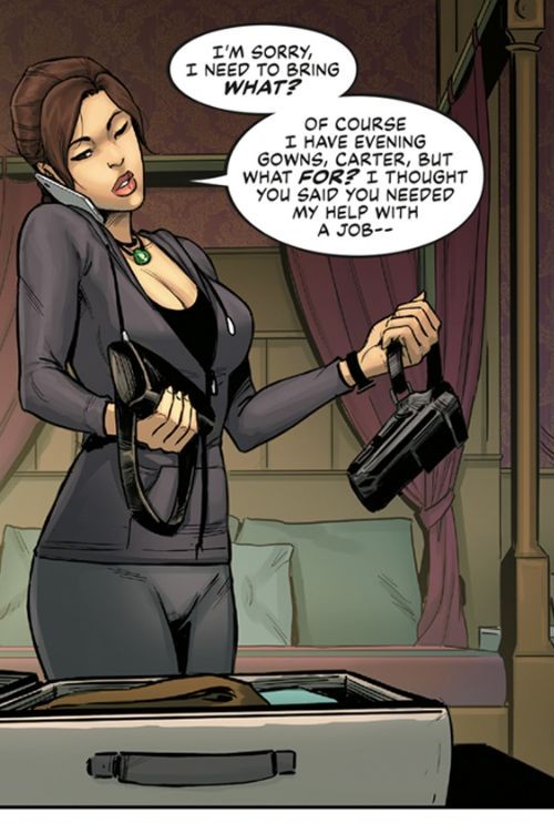 like this frame from the comic and decided to draw it in my style. 

#TombRaider