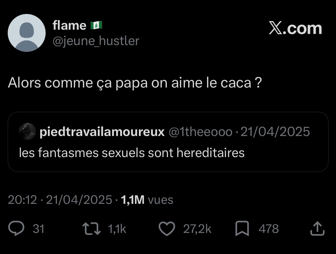 J’étais complètement foiré quand j’ai tweet ça