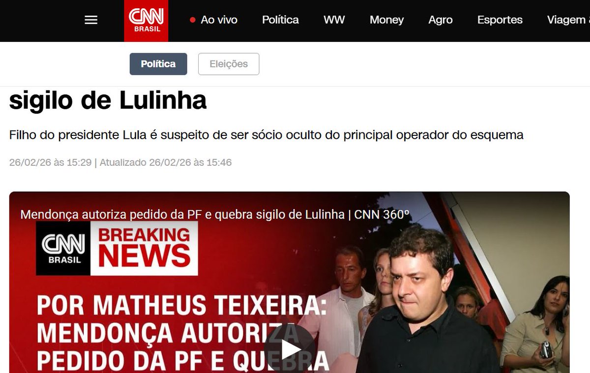 ZandroC25's tweet photo. Lula vai dizer que o filho não é dele, que é de um amigo dele. https://t.co/zRStxtTvk6
